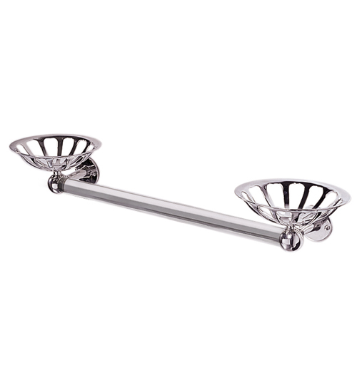 Rockefeller Metal Towel Bar [with Two Sponge Holders]